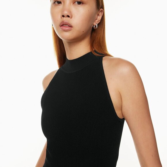 Aritzia Babaton Sculpt Knit Halter Top - 2021 - Black - Sz S - NWT - Picture 12 of 12